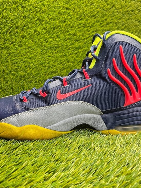 Nike Sonic Flight Mens Size 13 Blue Gray Red Athletic Basketball Shoes Sneakers main image 5